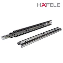 헤펠레 3단 450 볼레일 서랍레일 가구 옷장 서랍장, 1세트