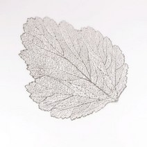 연꽃 잎 패턴 유럽 테이블 코스터 코스터 보드 주방 식물 커피 테이블 홈 인테리어, 4 PCS, Silver leaf
