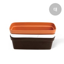 마이플랜트 미니초화박스 플라스틱 텃밭 화분, 화이트