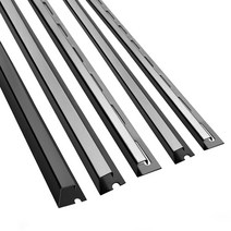 티타늄 블랙 폴리싱 사각 재료분리대(2.4M), 10X10