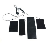 발열조끼 열선 USB 의류 히터 패드 3 기어 온도 조절 가능 8 In 1 전기 난방 시트 워머 조끼 재킷용