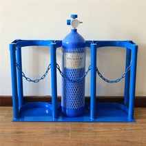 가스통 거치대 산소통 보관대 보관함 LPG 고정, 5L 3블루