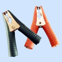 어스집게 용접용 차량점프선 점프케이블클램프 2개세트 포굿드라이브