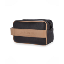 [람다 골프 무료배송] LAMBDA 프리미엄 이태리 가죽 사프리(Sapri) 파우치백 - 2023 신제품, 브라운&베이지