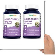 누사퓨어 폴리코사놀 100mg 180 베지캡슐 2통, 180정, 2개