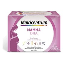 MULTICENTRUM MultiCentrum Mamma DHA Multivitamin 및 멀티 미네랄 식품 보충제 임산부에게 많은 이점을 제공하는 비타민 공급, 5개