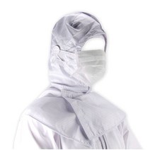 위생모 방진모 크린룸 정전기 방지 후드 모자, 화이트XL