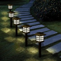 CKLIVING 태양열 야외 조명 정원등 잔디등 LED, 노란색1P
