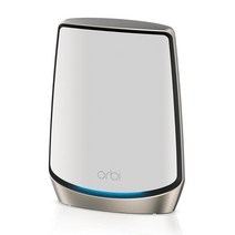 NETGEAR Orbi 쿼드 밴드 Wi-Fi 6E 라우터RBRE960 10Gbps 속도 최대 3 000평방피트3 000제곱피트 범위 장치 200개 10기가비트 인터넷 포트, 10G Port, WiFi 6