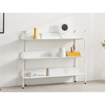 카페 감성 철제 라운드 3단 선반 990 (2색) 트로피 양주 부엌 전시 장식장, 블랙