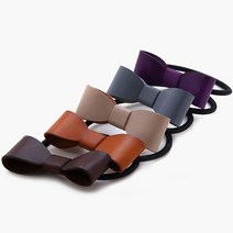 제이로렌 0H0088 리본 천연 소가죽 헤어 슈슈