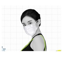 AMDG 더블와이어 스포츠 일회용 마스크 50매 한박스 국산 턱코이중와이어 통기성 숨쉬기편한 착용감편한 3D입체 특허 디자인 FDA 성인 남성 여성 스포츠동호회가 가장선호하는, 스포츠 일회용 마스크 50매 한박스 -화이트