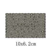 금속공예 틀 돼지 공예 금속 절단 다이 컷 다이 금형 2023 새로운 편지 시리즈 스크랩북 종이 공예 칼 금, 01 As shown, 27 F-740