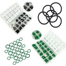 225/270 개/상자 NBR 씰 링 키트 두께 1mm-4mm 니트릴 고무 NBR O-링 가스켓 씰링 링 O 링 고무, 검은색225