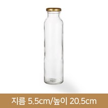 유리병 우유병 원형 쥬스 300 38파이(A), 실버, 1개