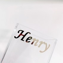 이니셜주문제작 네임스티커 라벨스티커 홀로그램 골드, 폰트05, 컷팅네임 골드 1.5cm