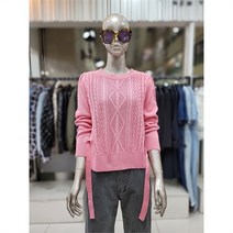 제시뉴욕꽈베기 옆트임 니트 티셔츠(BDM5PNKO8590)