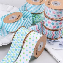 에일린리본 엘로이 원단리본 리본공예diy 포장리본 꽃집리본 포장끈, 3.8cm, 1마 90cm, 08땡땡이