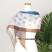 샵앤 H 마름모 봄 간절기 국산 패션 스카프 DRN-WSC-0582-블루