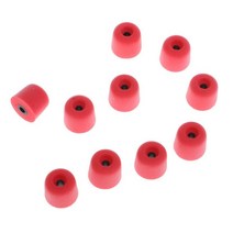 10 m 사이즈 교체용 폼 이어팁 팩 이어버드 메모리 이어팁 교체용 인이어 이어폰 3.0mm, 레드, 설명, 설명