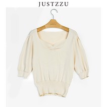 JUSTZZU 여성는 스웨터 잠바 정상 태양열 집열기 호리한 스웨터를 뜨개질
