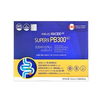 수퍼나인 피비300 pb300 프로바이오틱스 유산균 17종 2개월분 4개월분 장건강 면역 프리바이오틱스