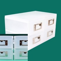 사각 서류 보관함 미니 4단 색종이보관함 미니약장 속옷서랍함