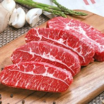 미국산 부채살 스테이크 1kg 2kg 소포장 부터 냉동 소고기 미니 스테이크 쇠고기 구이용 수입산, 300g