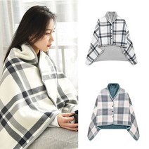 사무실 캠핑담요 케이프담요 망토겸용 숄 무릎담요 모자 귀마개 헬멧머리두건 목도리 비니 자전거