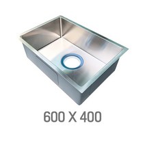사각씽크볼 650 NEMO 사각볼 싱크대 씽크대 배수구포함 600X400, 스텐배수구(20000), 바스켓(20000)