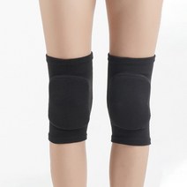 2 조각 스폰지 무릎 패드 성인 키즈 댄스 요가 휘트니스 스포츠 슬개골 보호대 슬리브 배구 스케이트 보드 받침대, [03] M, [01] 2pcs black