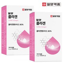 브랜드없음 일양약품 콜라겐 30포 (2g x 2박스) / 2개월분, 2개, 단품없음