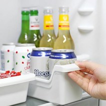 냉장고 탕비실 티백 간식 플라스틱함2P 미니수납함 좁은부엌 재료보관, 와이드