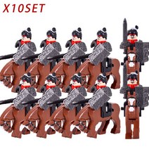 중세 군인 미니 피규어 장난감 호환 레고 왕 민간 장군 갑옷 가드 성기사 군인 장난감 군사 군대 블록, 세트 01