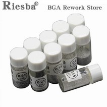 솔더 페이스트 크림 1pcs 0.250.76MM Sn63 Pb37 25k 납 볼 병 BGA 리볼링 도구 용, 1pcs 0.55mm 25K, 07 1pcs 0.55mm 25K