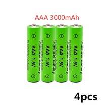 aaa충전지 aaa 충전 용 건전 지 세트 100% 새로운 AAA 배터리 3000 mAh 충전식 1.5 V Alcalinas drummy +, 01 금_01 1.5V