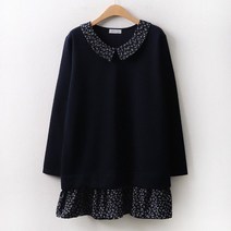 아이우먼 잔꽃프릴롱블라우스 RI6927M910 빅사이즈 사이즈에서 자유로운 그녀~