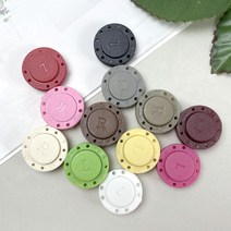 헤세드 NEW) 22mm 플라스틱 자석단추 (1개), 12가지전부, 1개