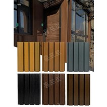 가림막휀스 담장가림막 옥상 담장울타리 야외가림막, 2세대x월넛 컬러