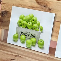 아트박스/꾸밈 ga585-캔버스액자33.4x24.2_초록풋사과들, 2.부귀