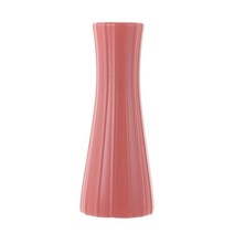 플라스틱 북유럽 스타일 모조 세라믹 화분 모던 꽃병 홈 데코 꽃꽂이 거실 (22cm 핑크), [02] 10