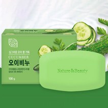 1+1 쿨샵 내추럴뷰티 오이비누 싱그러운 오이향 4개입, 10개