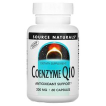 소스 내추럴스 Source Naturals 코엔자임 Q10 200mg 캡슐 60정, 2개