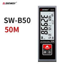레이저거리측정기 골프 도구 충전식 전자 룰렛 줄자 테스터 29, sw-b50 50m