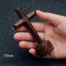 기독교용품 미니 십자가 스탠드 인테리어 나무 원목, A