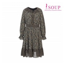 숲 플로럴 러플 칼라 원피스(SW9OPCC)