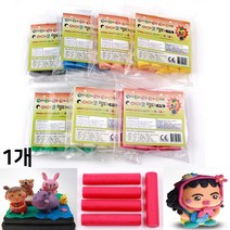 이야코 칼라 유토 리필용 5줄 굳지않는 점토 만들기, 파랑