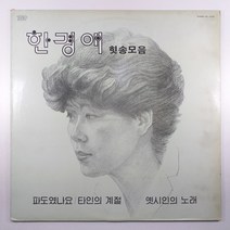 (중고LP) 한경애 힛송모음. 1984년 발매반. 파도였나요. 옛시인의 노래. 타인의 계절 (자켓 음반 상태 A)