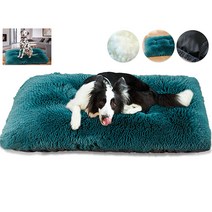 강아지 방석 커버분리형 폭신 도넛 고양이 애견 쿠션 무중력 집, 청록색