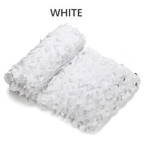 위장 그물 군사 훈련 그라운드 쉐이드 사냥 은폐 울타리 태양 보호소 파티 장식, WHITE+15m x 7m